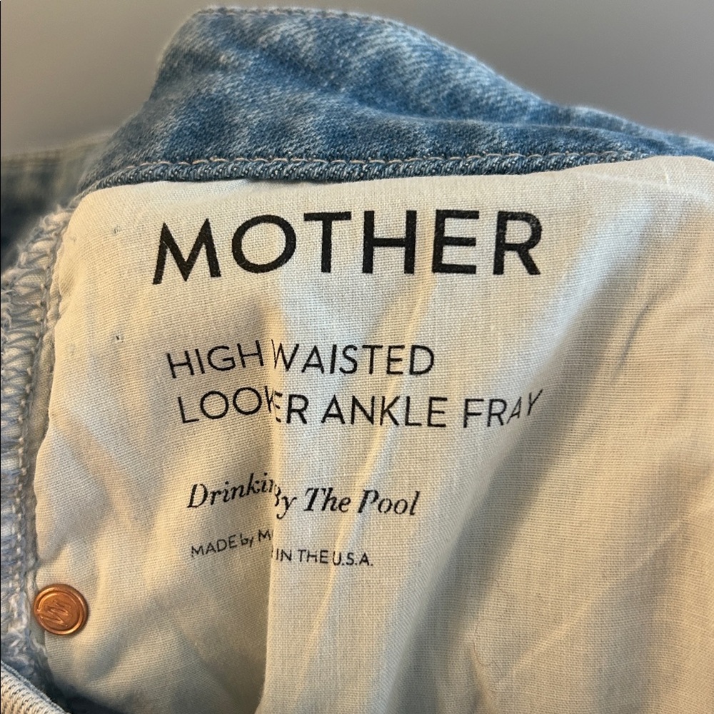 Mother Looker Fray Drinking By The Pool Jeans - Picture 7 of 9